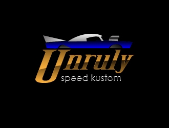 Unruly speed kustom  logo design by chumberarto