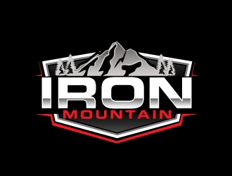 Iron Mountain logo design by AamirKhan