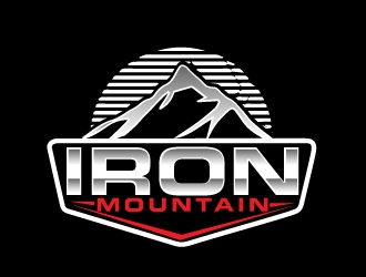 Iron Mountain logo design by AamirKhan