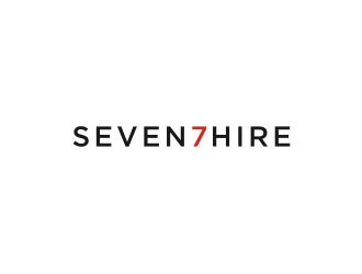 Seven7 Hire  logo design by bricton