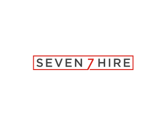 Seven7 Hire  logo design by bricton