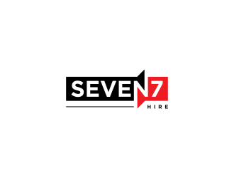 Seven7 Hire  logo design by haidar