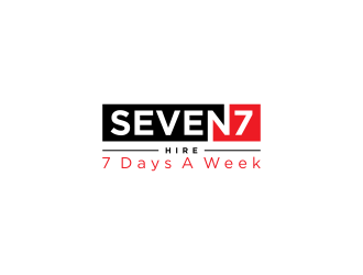 Seven7 Hire  logo design by haidar