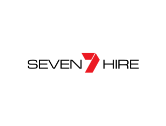 Seven7 Hire  logo design by blessings