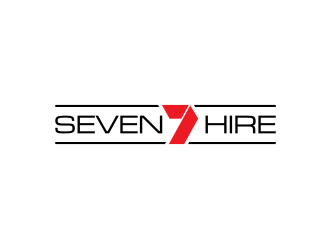 Seven7 Hire  logo design by blessings