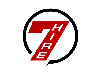 Seven7 Hire  logo design by uttam