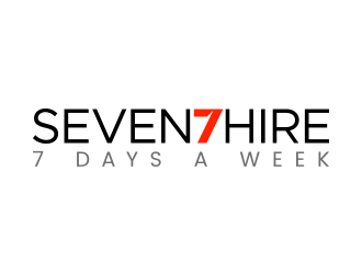 Seven7 Hire  logo design by lexipej