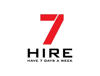 Seven7 Hire  logo design by treemouse