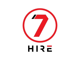 Seven7 Hire  logo design by treemouse