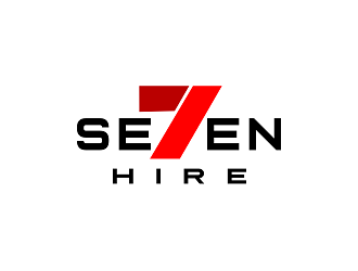 Seven7 Hire  logo design by haze