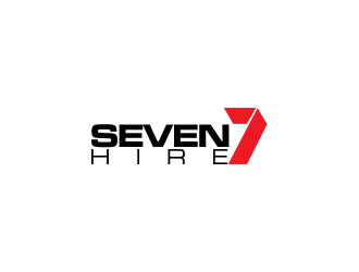 Seven7 Hire  logo design by oke2angconcept