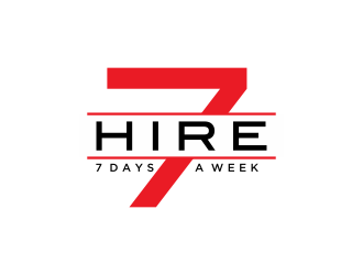 Seven7 Hire  logo design by DiDdzin