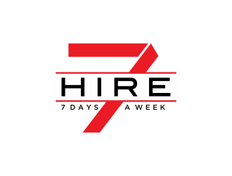 Seven7 Hire  logo design by DiDdzin