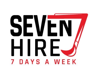 Seven7 Hire  logo design by MonkDesign