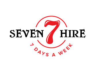 Seven7 Hire  logo design by BeDesign