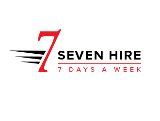 Seven7 Hire  logo design by BeDesign