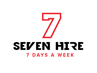 Seven7 Hire  logo design by BeDesign