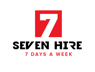 Seven7 Hire  logo design by BeDesign