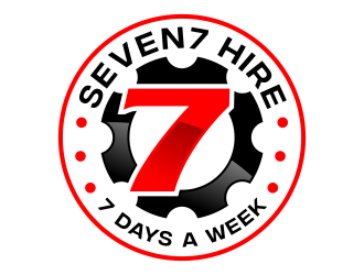 Seven7 Hire  logo design by ingepro