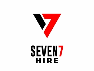 Seven7 Hire  logo design by MonkDesign