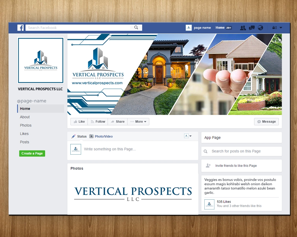 Vertical Prospects LLC logo design by MastersDesigns