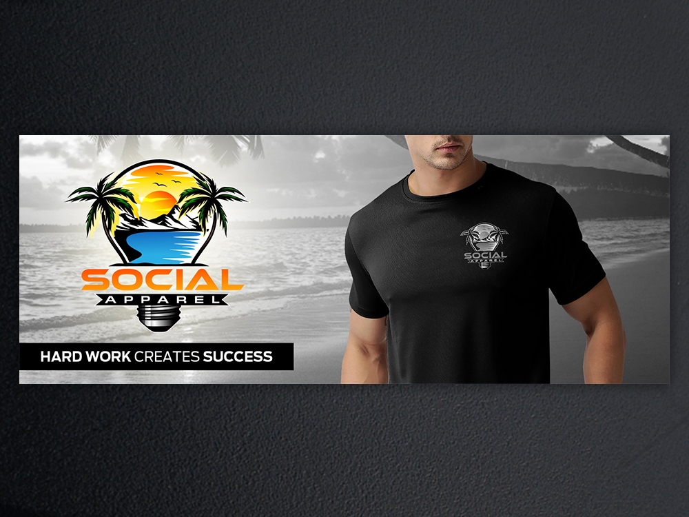 Social Apparel  logo design by KHAI