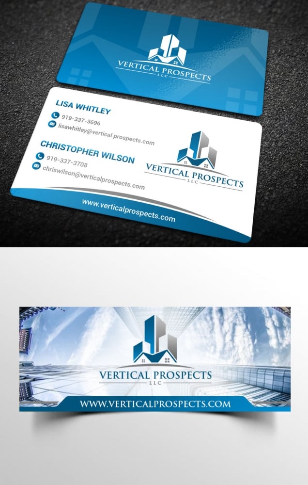 Vertical Prospects LLC logo design by Boomstudioz