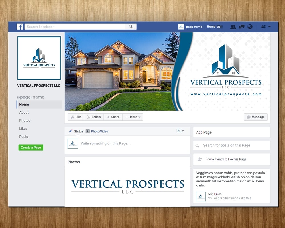 Vertical Prospects LLC logo design by MastersDesigns