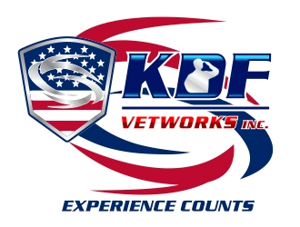 KDF Vetworks Inc. logo design by aura