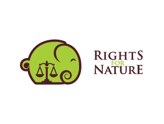 Rights for Nature logo design by alxmihalcea