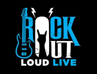 Rock Out Loud Live logo design by gogo