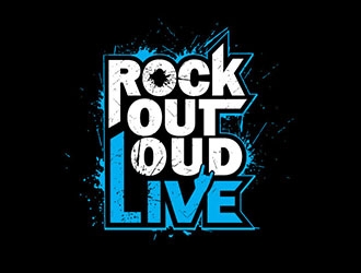 Rock Out Loud Live logo design by gogo