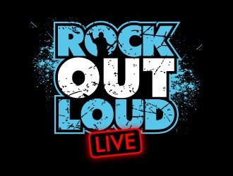 Rock Out Loud Live logo design by daywalker