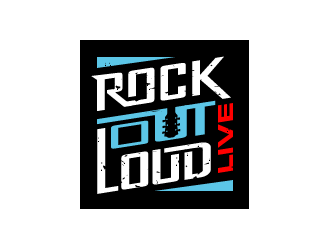 Rock Out Loud Live logo design by Coolwanz