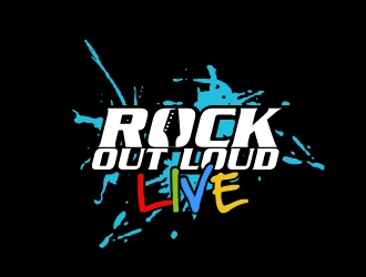 Rock Out Loud Live logo design by AamirKhan