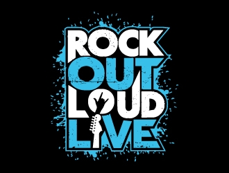 Rock Out Loud Live logo design by iamjason