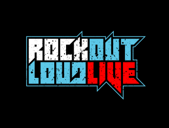 Rock Out Loud Live logo design by ekitessar