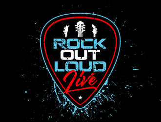 Rock Out Loud Live logo design by Ultimatum