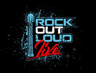 Rock Out Loud Live logo design by Ultimatum