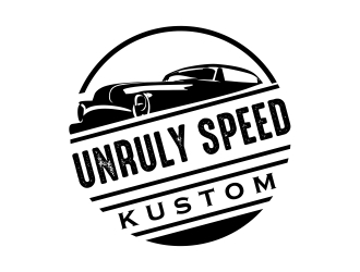 Unruly speed kustom  logo design by cikiyunn