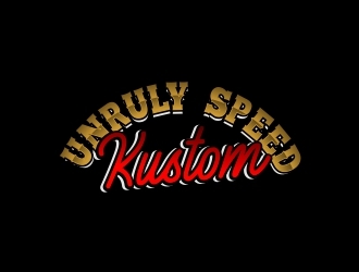 Unruly speed kustom  logo design by yogilegi