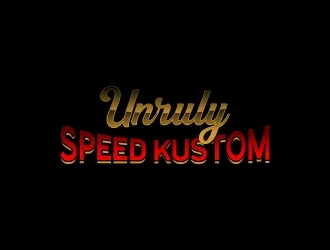 Unruly speed kustom  logo design by yogilegi