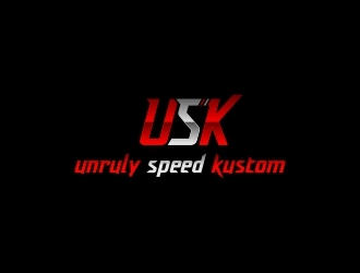 Unruly speed kustom  logo design by yogilegi