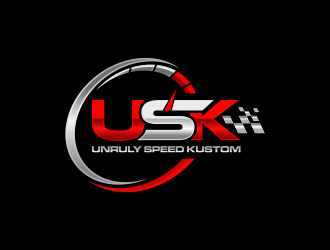 Unruly speed kustom  logo design by haidar