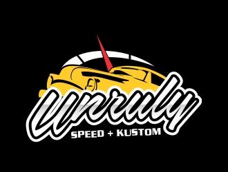 Unruly speed kustom  logo design by cikiyunn