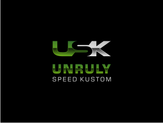 Unruly speed kustom  logo design by Susanti