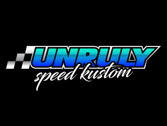 Unruly speed kustom  logo design by ingepro