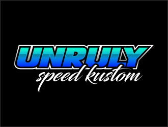 Unruly speed kustom  logo design by ingepro