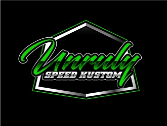 Unruly speed kustom  logo design by Suvendu