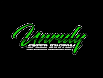 Unruly speed kustom  logo design by Suvendu